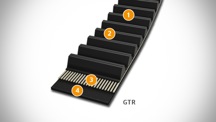 CONTI FALCON PD timing belt sectional structure