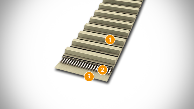 CONTI SYNCHROFLEX timing belt sectional structure